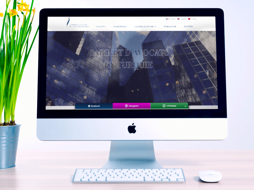 Gülay Öztürk Hukuk Ofisi sade ve kullanıcı dostu profesyonel hukuk bürosu web sitesi tasarımı