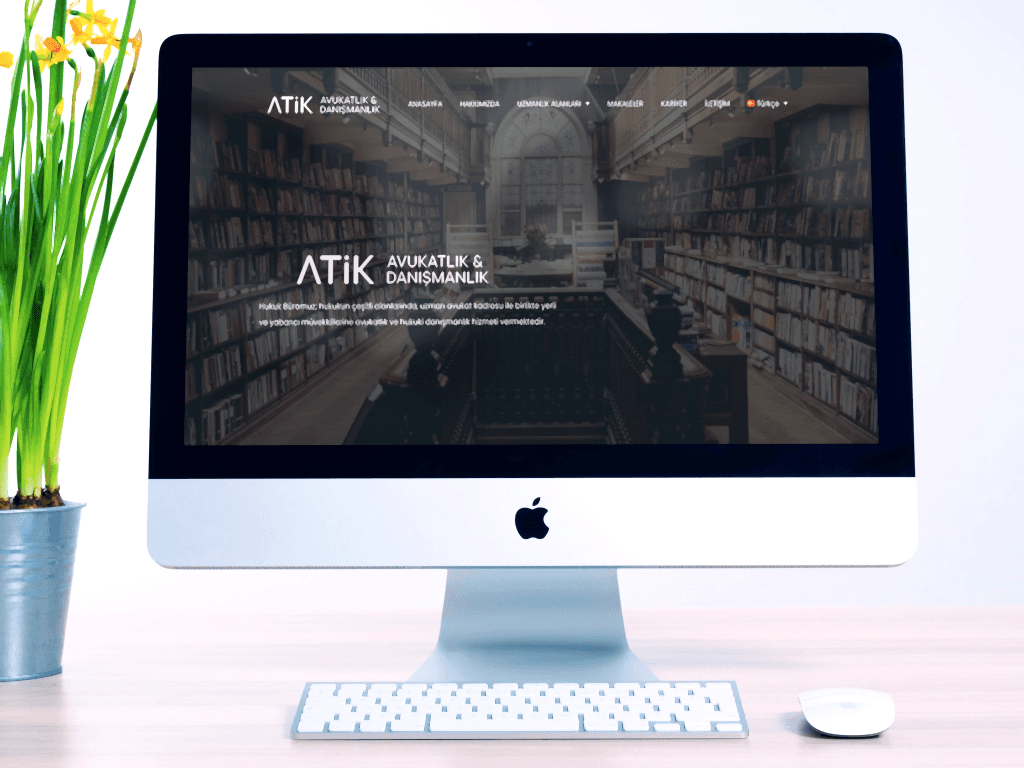 Atik Hukuk ve Danışmanlık bürosu kurumsal web tasarım çalışması