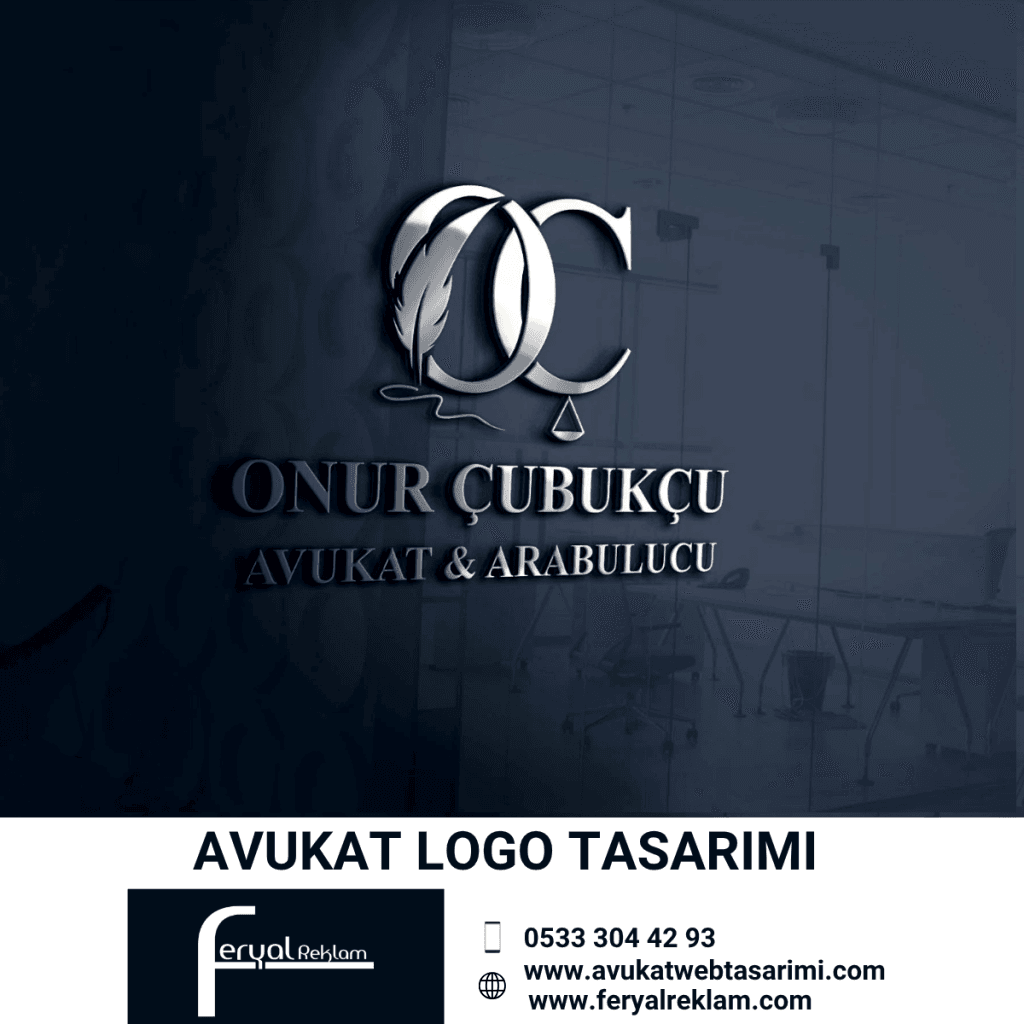 Onur Çubukçu Avukat ve Arabulucu tüy kalem detaylı zarif hukuk bürosu logosu